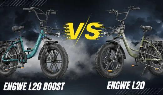 Engwe L20 Boost vs. Engwe L20: A Comprehensive Comparison - Ebikes Discount