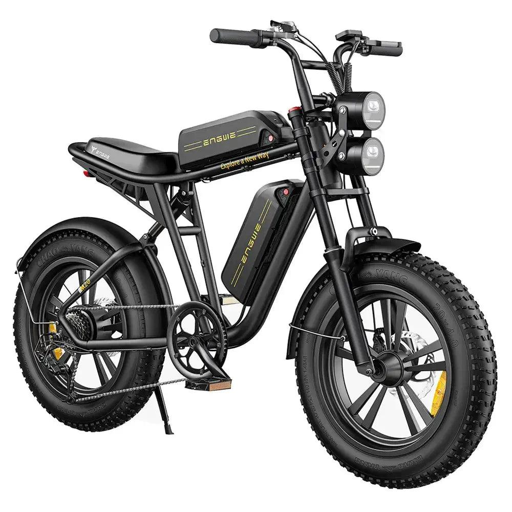 Engwe M20 Double Batteries - Ebikes DiscountBlack